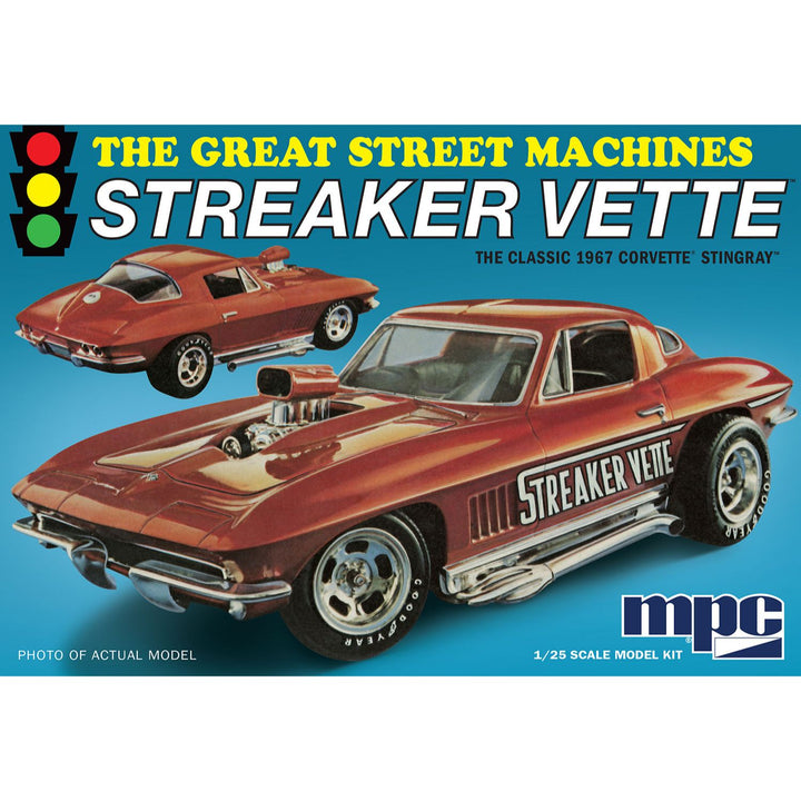 1967 シェビー コルベット スティングレイ "Streaker Vette"【再販】 1/25スケール 未塗装組立キット