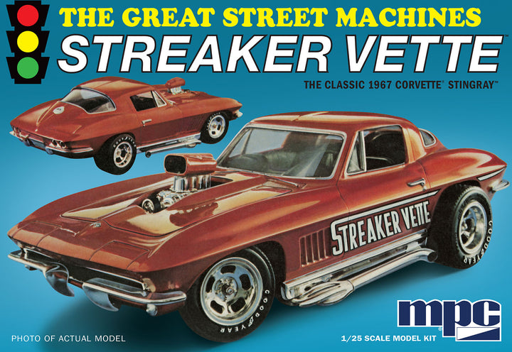 1967 シェビー コルベット スティングレイ "Streaker Vette"【再販】 1/25スケール 未塗装組立キット