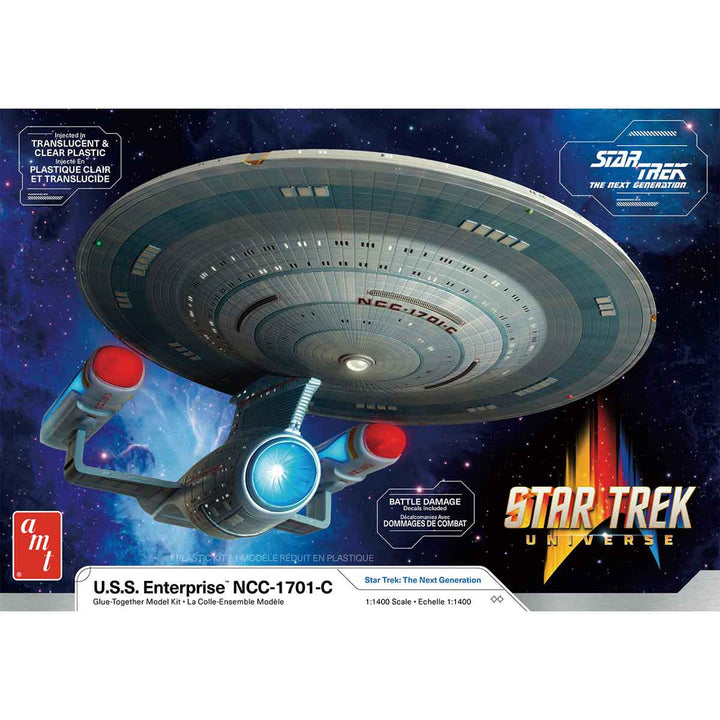 スタートレック U.S.S. エンタープライズ NCC-1701-C 1/1400スケール 未塗装組立キット