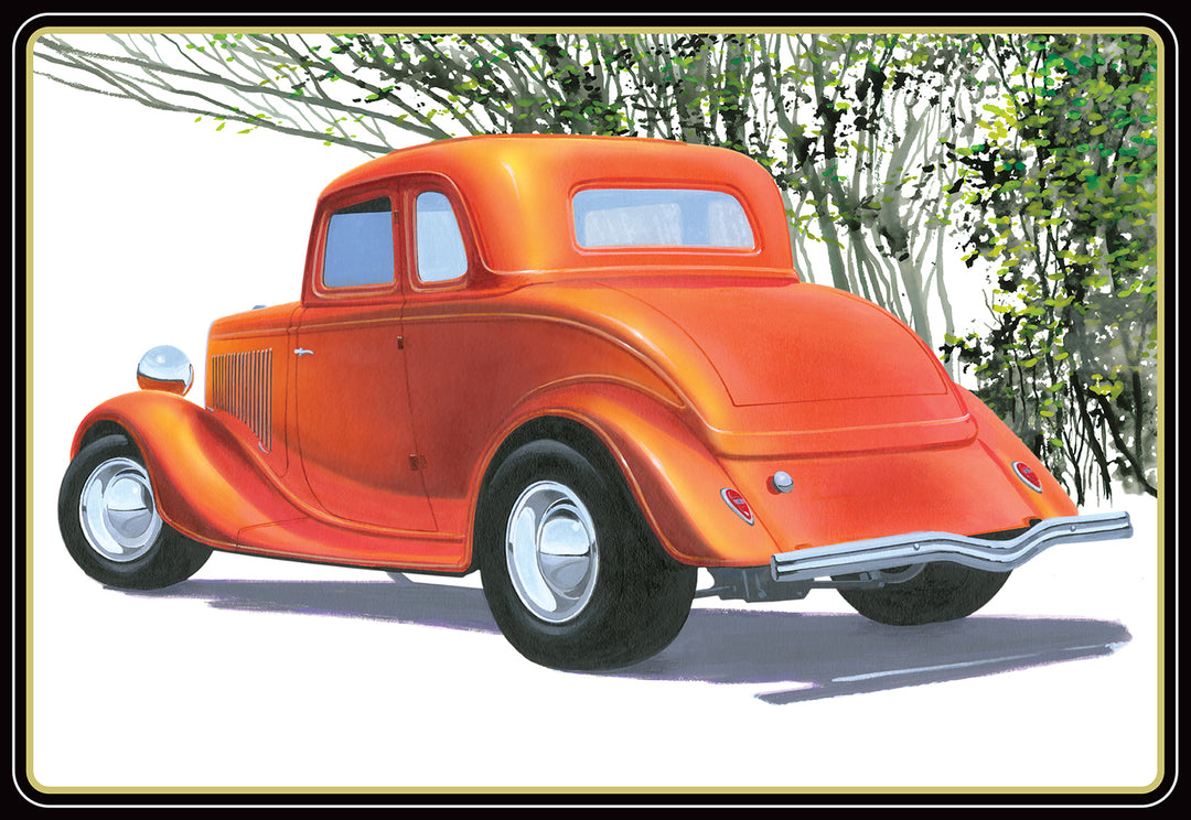 AMT(エーエムティー) 1934 フォード 5ウインドウ クーペ ストリートロッド 1/25スケール 未塗装組立キット