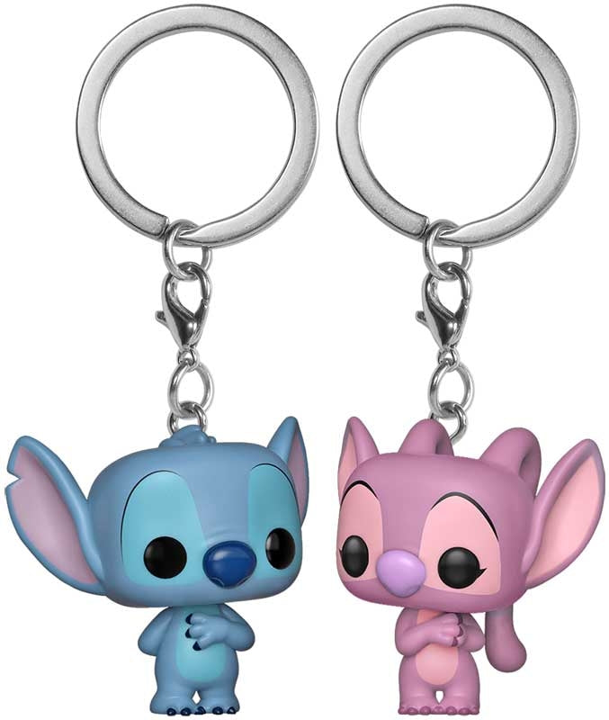 Pop! Keychain スティッチ&エンジェル 2個セット