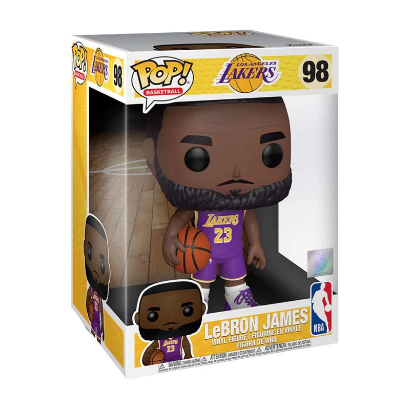 Pop! NBA レイカーズ 10インチ レブロン・ジェームズ（パープルジャージ）