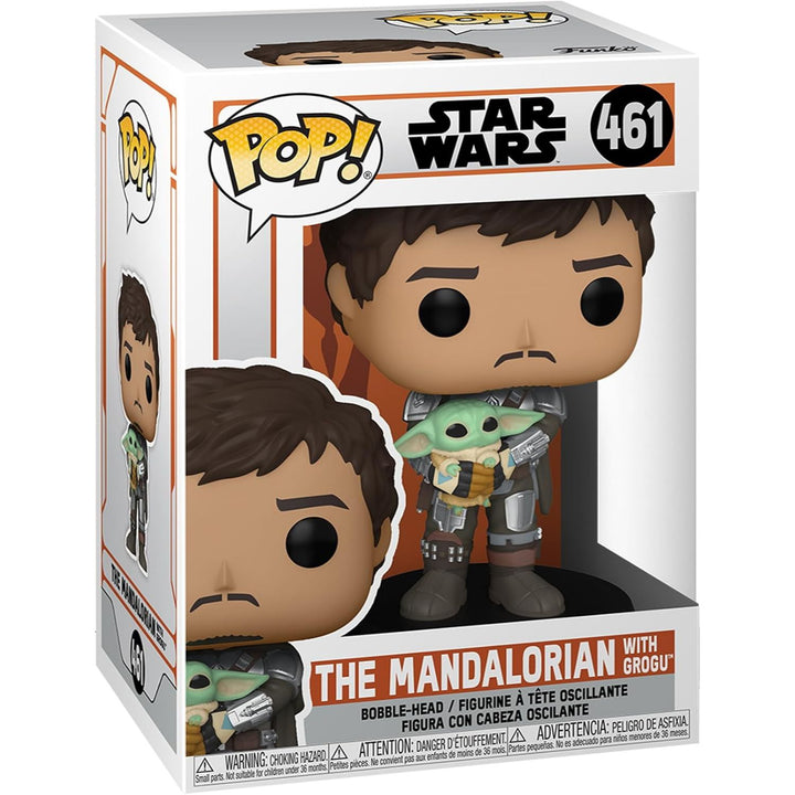 Pop! Star Wars マンダロリアン マンドー(ザ・チャイルドを抱える)