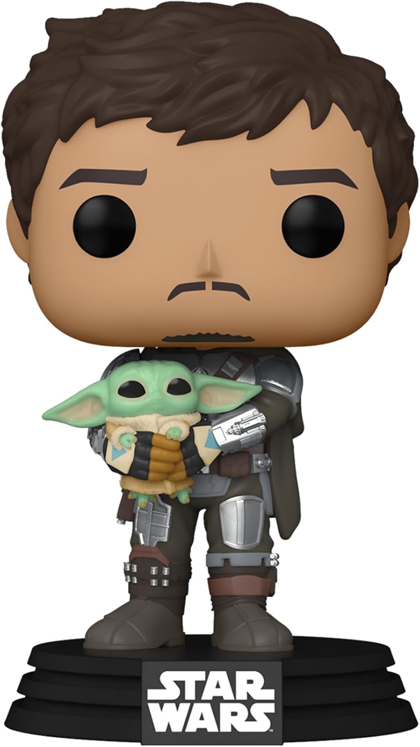 Pop! Star Wars マンダロリアン マンドー(ザ・チャイルドを抱える)