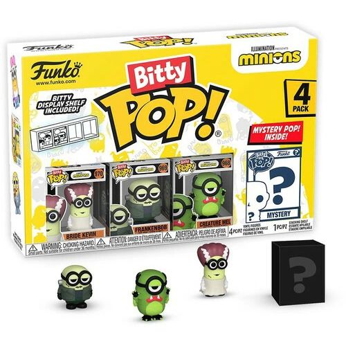 Bitty Pop! 4pk ミニオンズ フランケンボブ 4個セット
