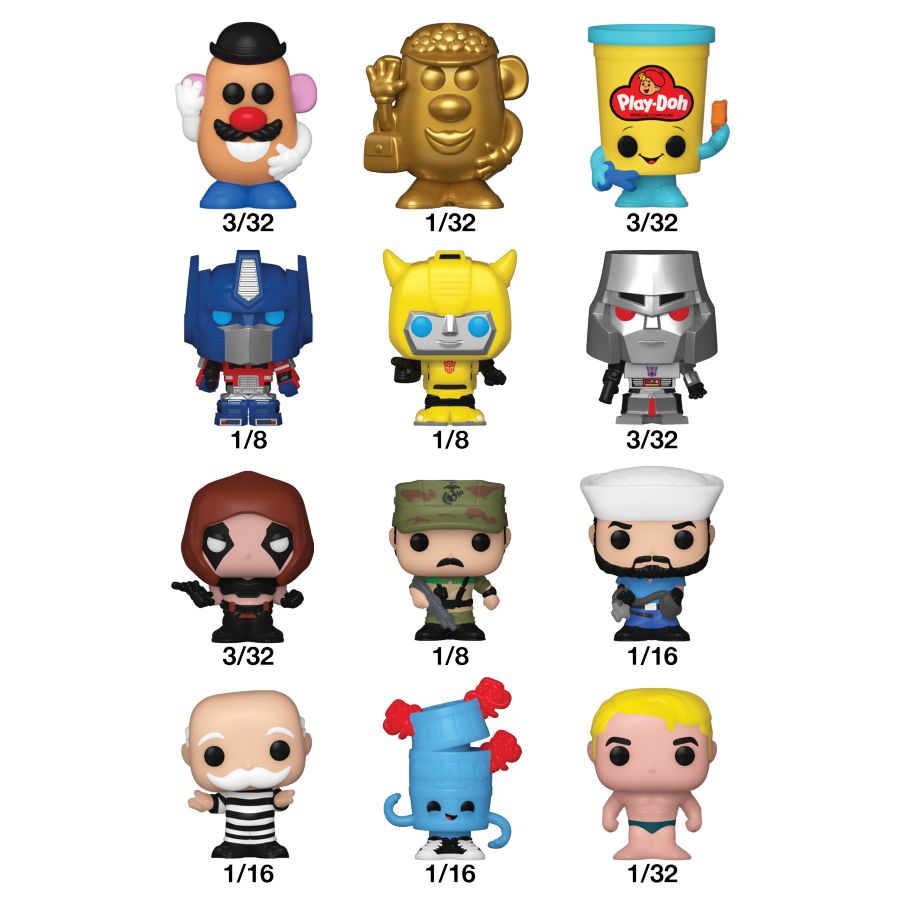 (単品販売)Bitty Pop! Singles レトロ トイズ