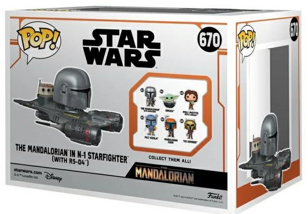 Pop! Rides Super Deluxe S9 マンダロリアン＆N-1スターファイター