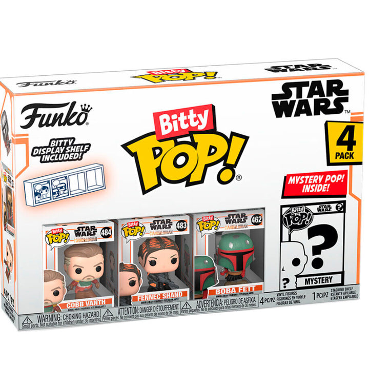 (単品販売)Bitty Pop! 4pk アソート マンダロリアン S1