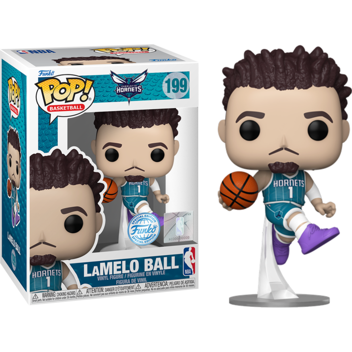 Pop! NBA ホーネッツ ラメロ・ボール(アイコンエディション)