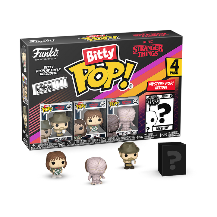 Bitty Pop! 4pk ストレンジャー・シングス シーズン1 ホッパー4 パック