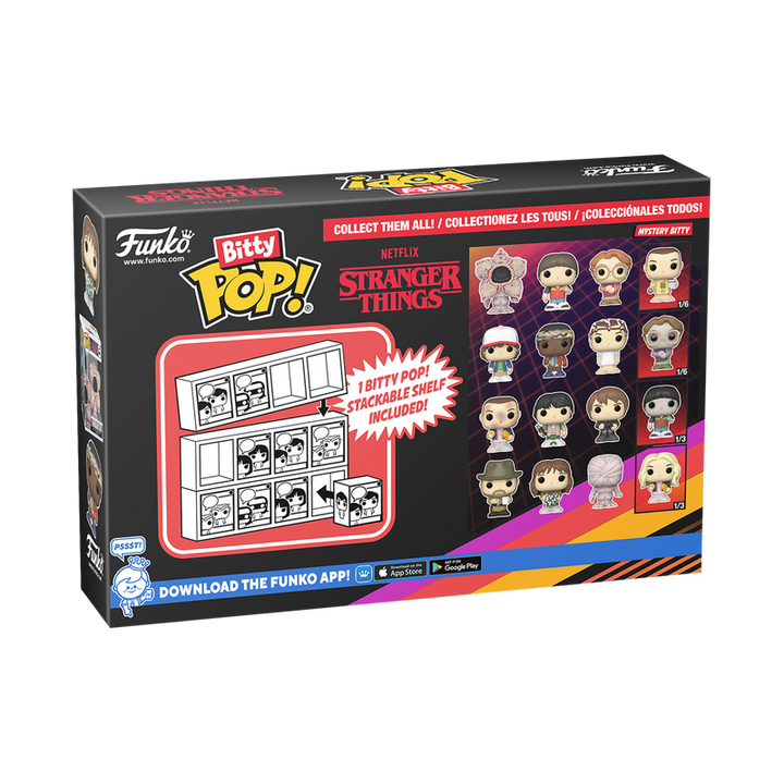 Bitty Pop! 4pk ストレンジャー・シングス シーズン1 ホッパー4 パック