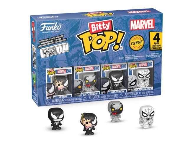 Bitty Pop! 4pk スパイダーマン: ヴェノム 4個セット