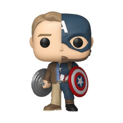 Pop! Marvel インフィニティ・サーガ スプリット キャプテンアメリカ/スティーブ・ロジャース