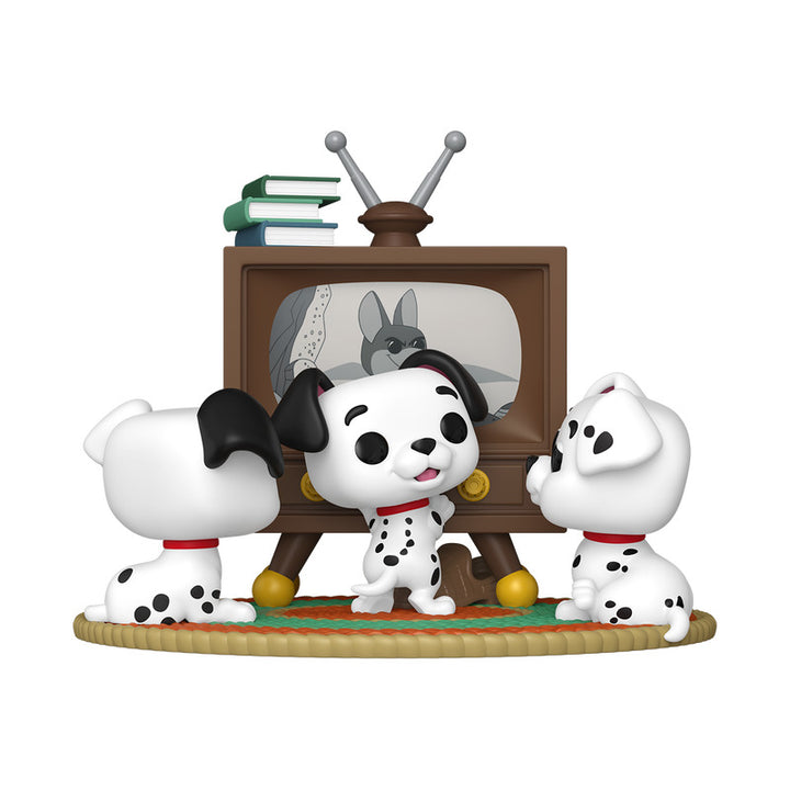 Pop! Moments 101匹わんちゃん ロール、パッチ＆ラッキー(TV付き)
