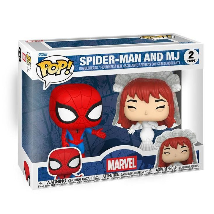 Pop! Marvel スーパーヒーロー・カップル スパイダーマン＆MJ 2パック