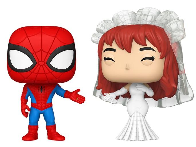 Pop! Marvel スーパーヒーロー・カップル スパイダーマン＆MJ 2パック