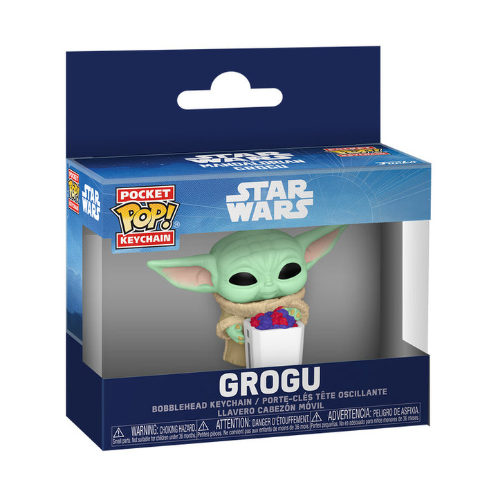 Pop! Keychain スター・ウォーズ マンダロリアン・アンド・グローグー S2 グローグー スナック付き