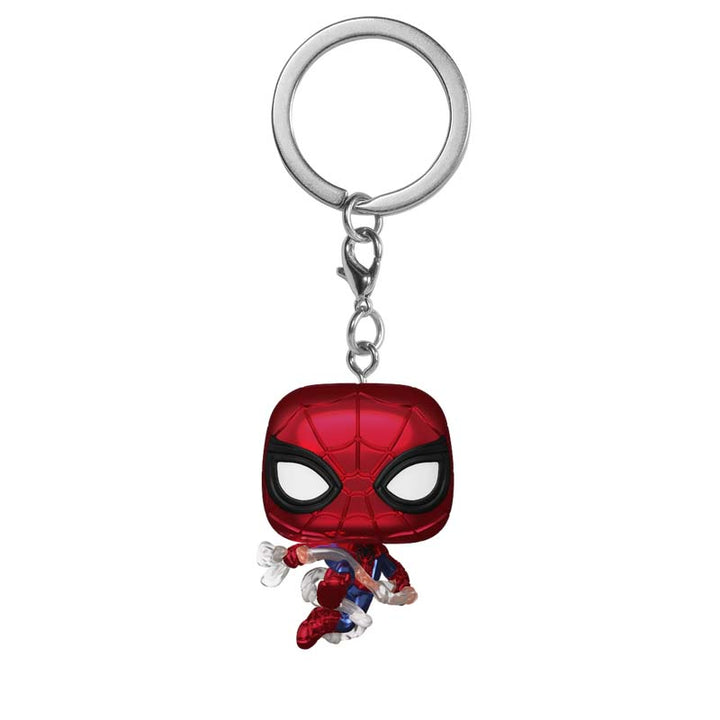 Pop! Keychain スパイダーマン:ブランド・ニュー・デイ スパイダーマン メタリック仕様