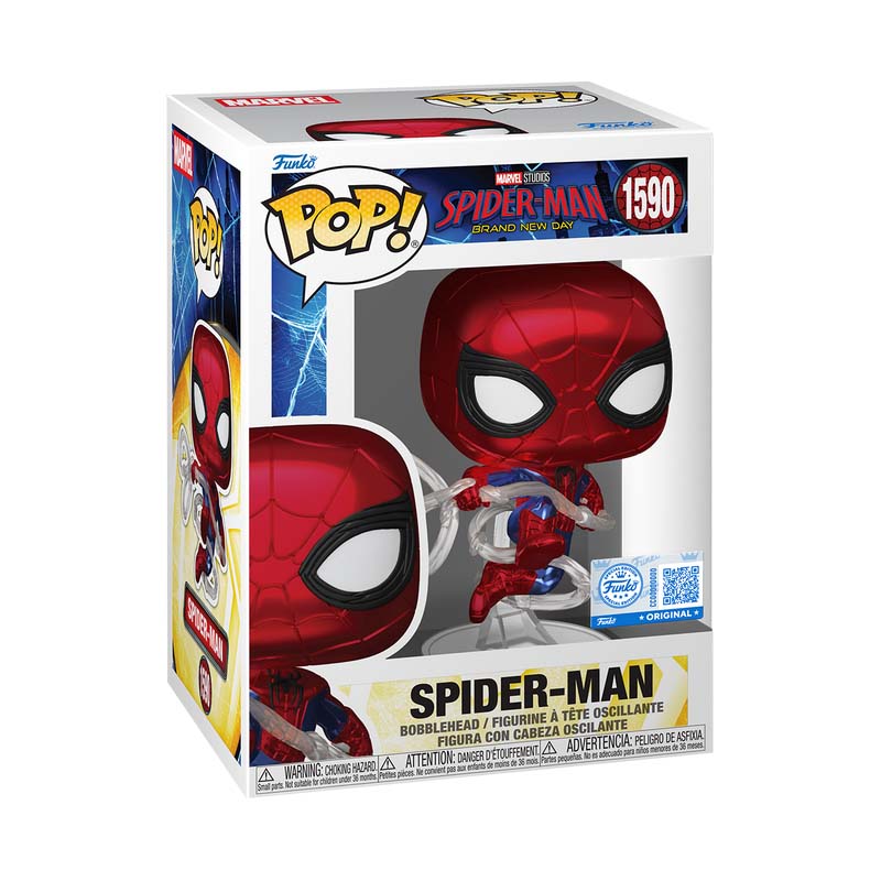 Pop! Marvel スパイダーマン:ブランド・ニュー・デイ スパイダーマン メタリック仕様