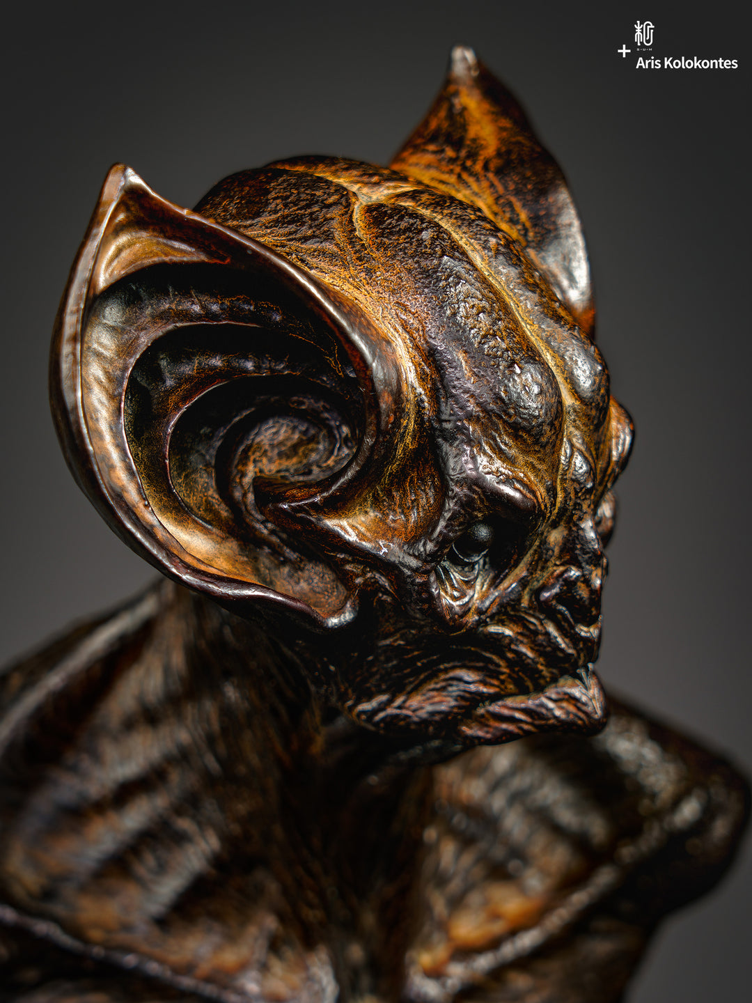 Bat Creative Inspiration bronze statue