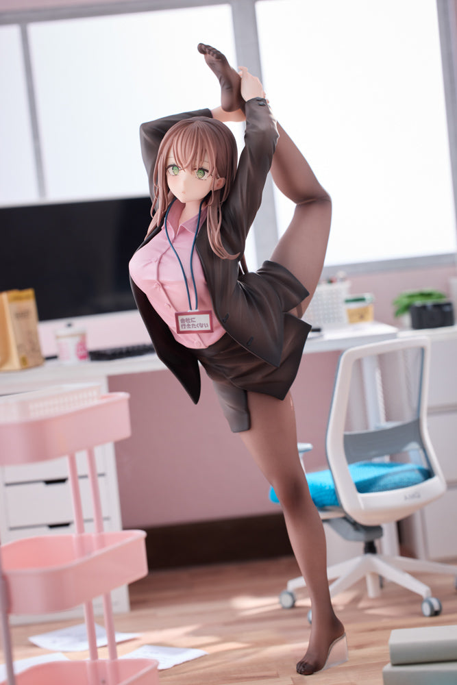 意外と体が柔らかい会社に行きたくないOLちゃん ピンクVer. 1/6スケール
