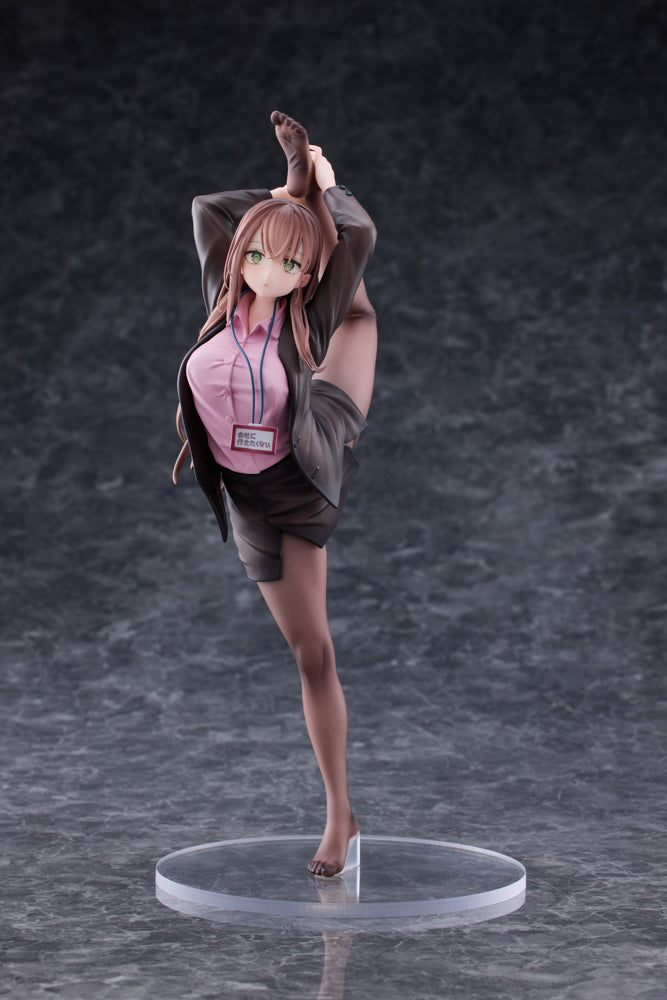 意外と体が柔らかい会社に行きたくないOLちゃん ピンクVer. 1/6スケール