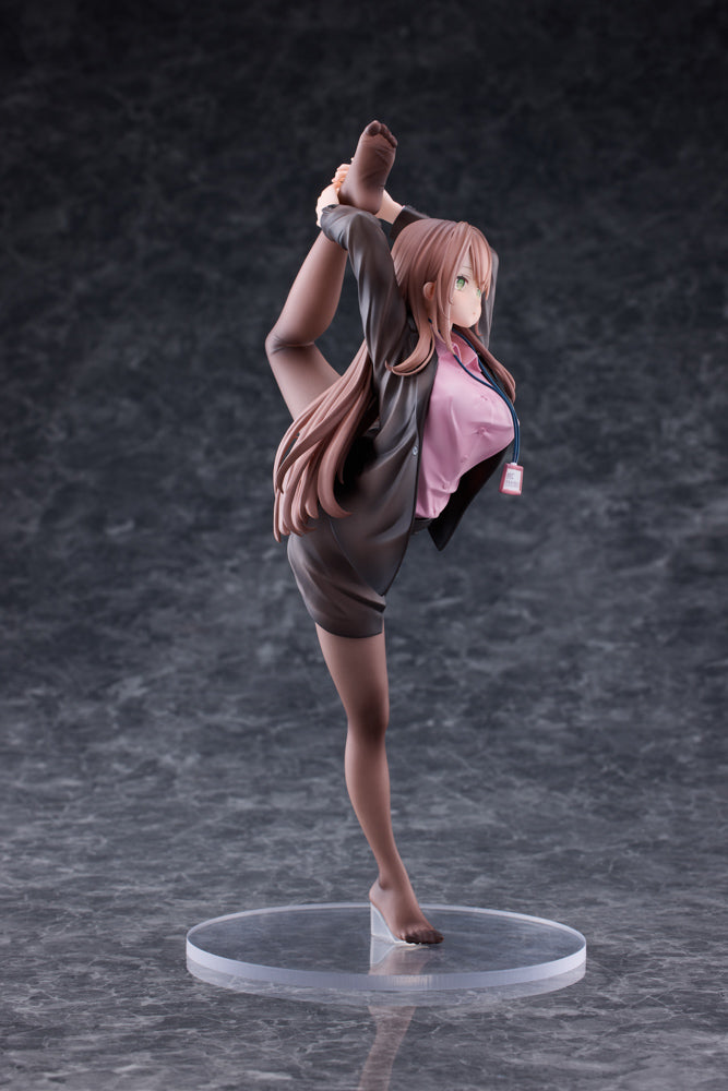 意外と体が柔らかい会社に行きたくないOLちゃん ピンクVer. 1/6スケール