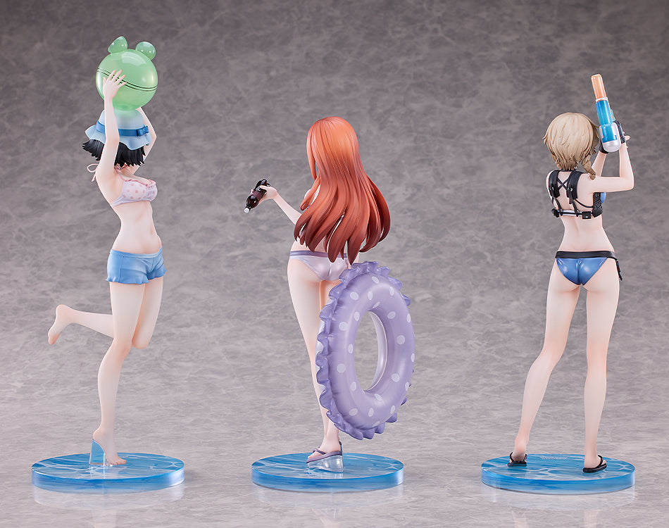 牧瀬紅莉栖＆椎名まゆり＆阿万音鈴羽 水着Ver. セット 1/7スケール