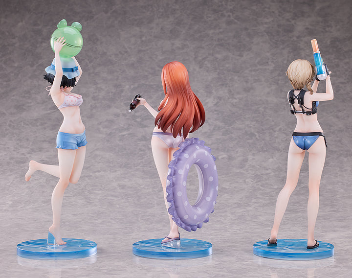 牧瀬紅莉栖＆椎名まゆり＆阿万音鈴羽 水着Ver. セット 1/7スケール