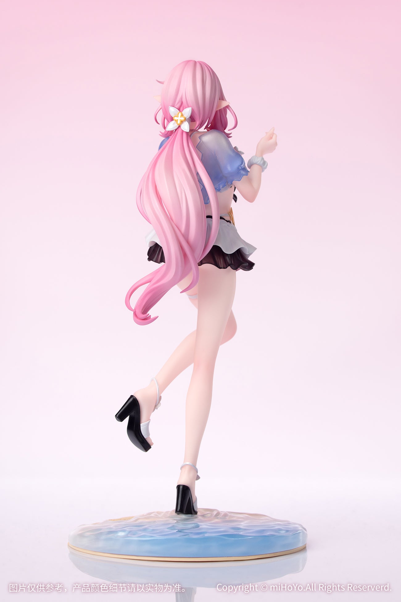 20cm　未塗装未組立　ガレキ　崩壊3rd ホヨバ　エリシア　ピンクの妖精さん♪ 崩壊3rd エリシア ピンクのメイドさん♪Ver. - マイルストン