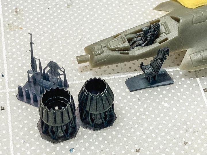 1/144 F-35A ディテール ＆ パイロット set