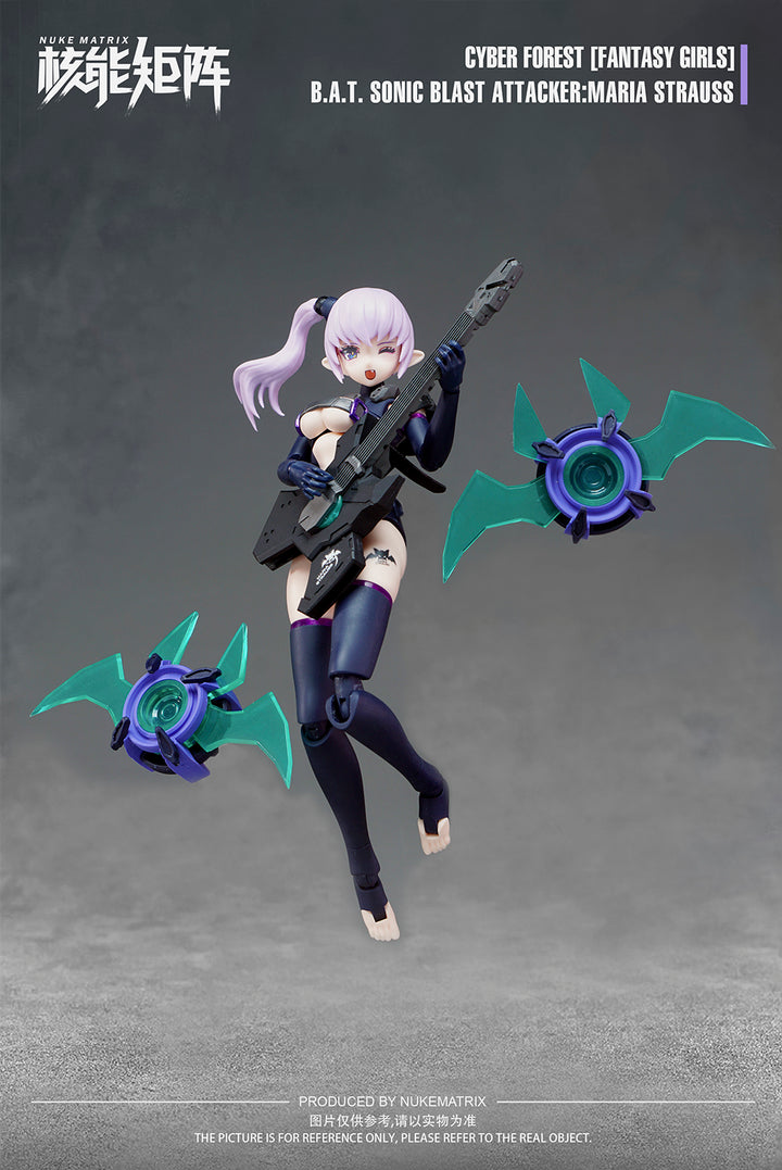 CYBER FOREST[FANTASY GIRLS] B.A.T. SONIC BLAST ATTACKER：MARIA STRAUSS 1/12スケール