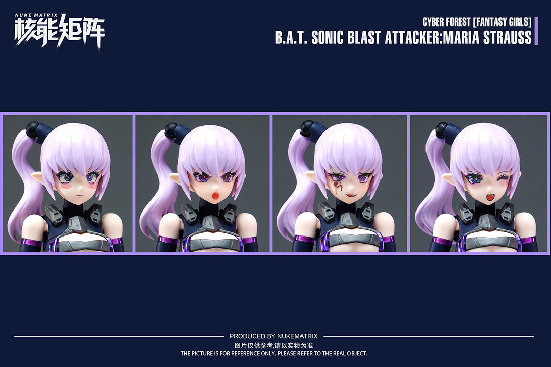 CYBER FOREST[FANTASY GIRLS] B.A.T. SONIC BLAST ATTACKER：MARIA STRAUSS 1/12スケール