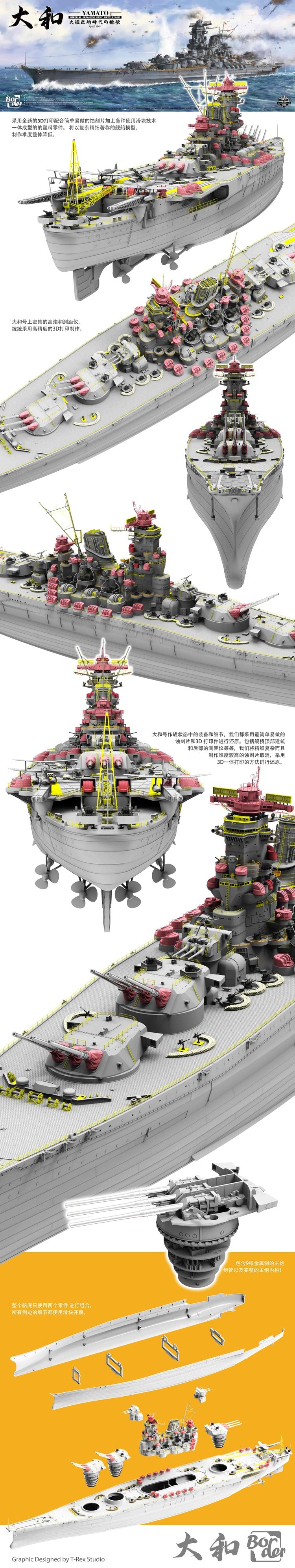 1/350 日本海軍 戦艦 大和 – SOOTANG HOBBY