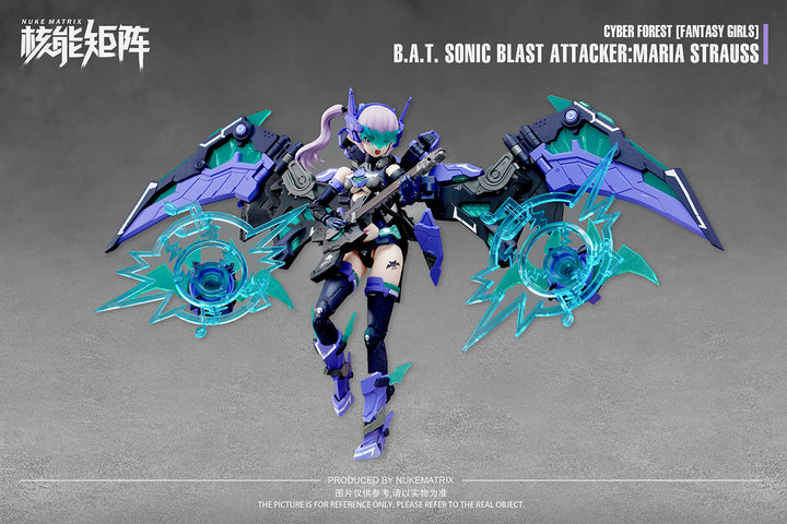 CYBER FOREST[FANTASY GIRLS] B.A.T. SONIC BLAST ATTACKER：MARIA STRAUSS 1/12スケール
