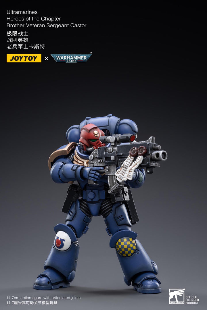 ウルトラマリーン ヒーローズ オブ チャプター ベテランサージェント カスター 1/18スケール