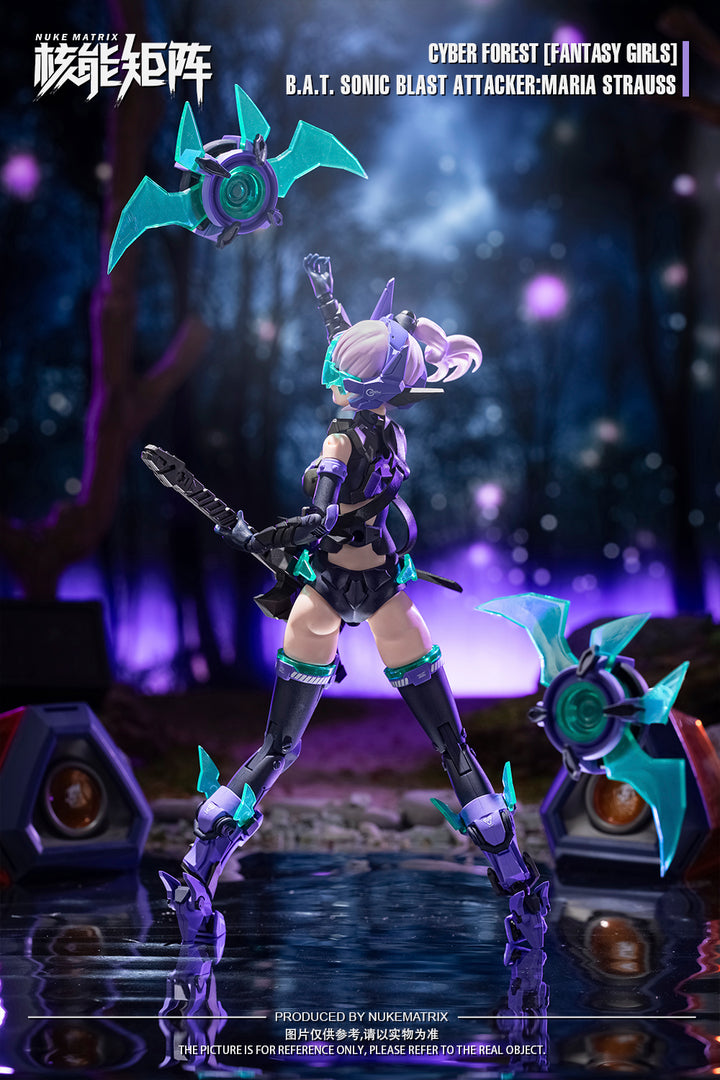 CYBER FOREST[FANTASY GIRLS] B.A.T. SONIC BLAST ATTACKER：MARIA STRAUSS 1/12スケール