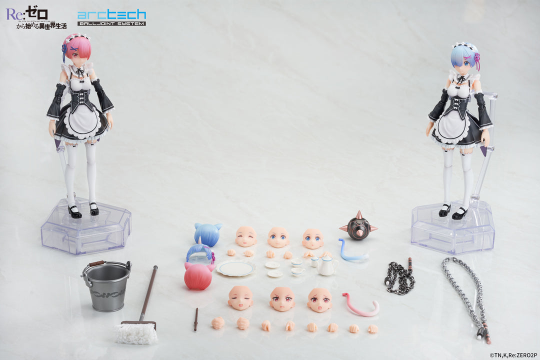 ARCTECH可動シリーズ ラム＆レム セット 1/8スケール