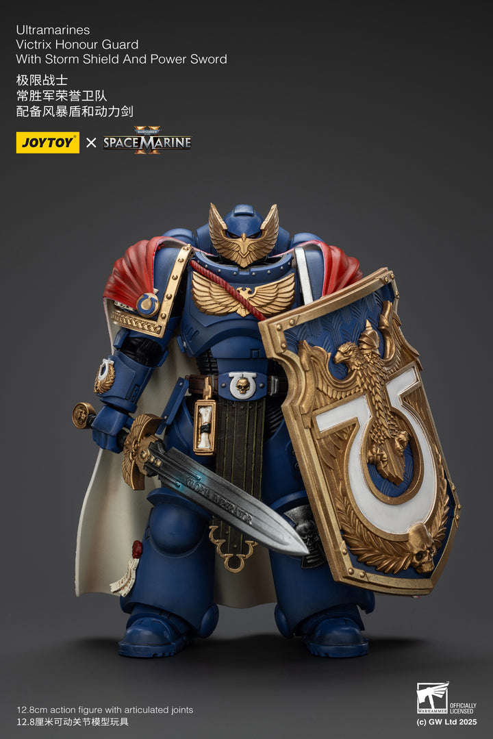 ウルトラマリーン ヴィクトリクス・オナーガード（ストームシールド & パワーソード装備） 1/18スケール