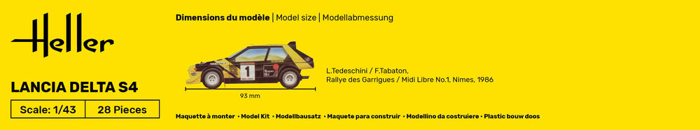 1/43 ランチア デルタS4