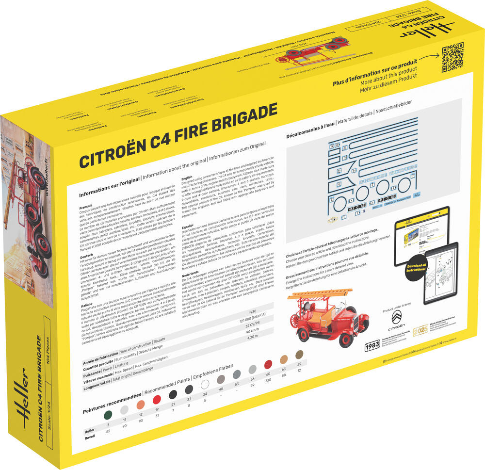 1/24 ルノー C4 消防車