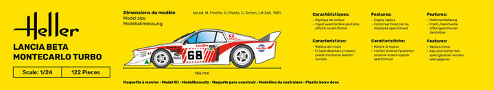 1/24 ランチア ベータ モンテカルロ Gr.5