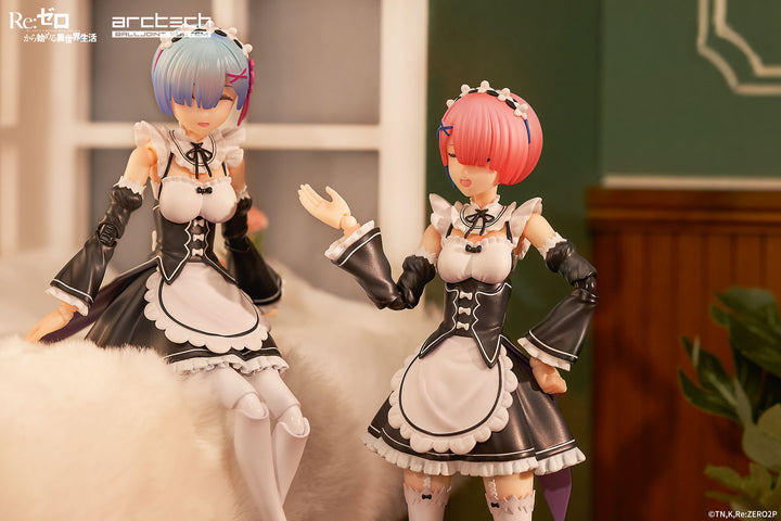 ARCTECH可動シリーズ ラム＆レム セット 1/8スケール