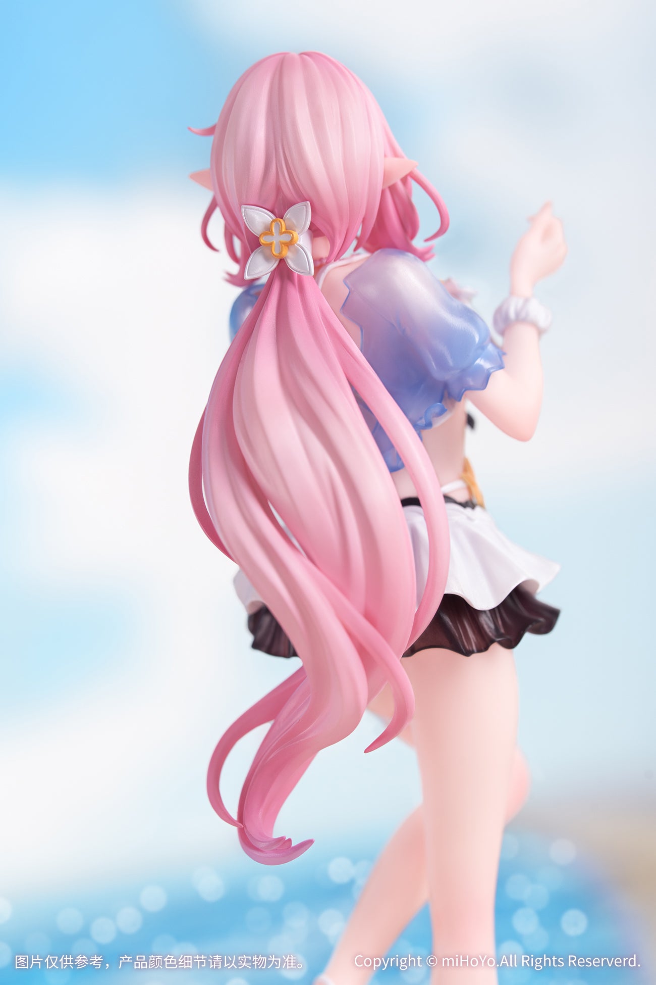 20cm 未塗装未組立 ガレキ 崩壊3rd ホヨバ エリシア ピンクの