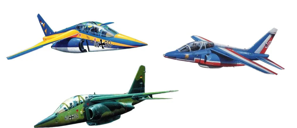 Revell(ドイツレベル) アルファジェット 50周年記念（３機セット）  1/144スケール 未塗装組立キット