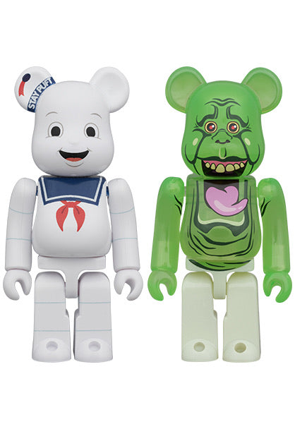 BE＠RBRICK 2PCS SET STAY PUFT MARSHMALLOW MAN ＆ SLIMER