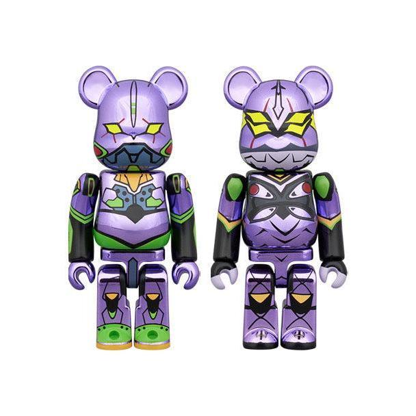 BE＠RBRICK エヴァンゲリオン 初号機(新塗装メッキ版)&エヴァンゲリオン 第13号機(新塗装メッキ版) 2PCS SET