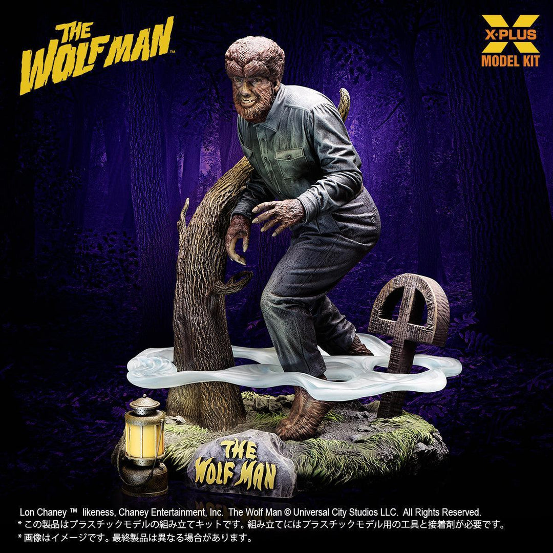 ロン・チェイニー・ジュニア as 狼男 プラスチックモデルキット 1/8スケール
