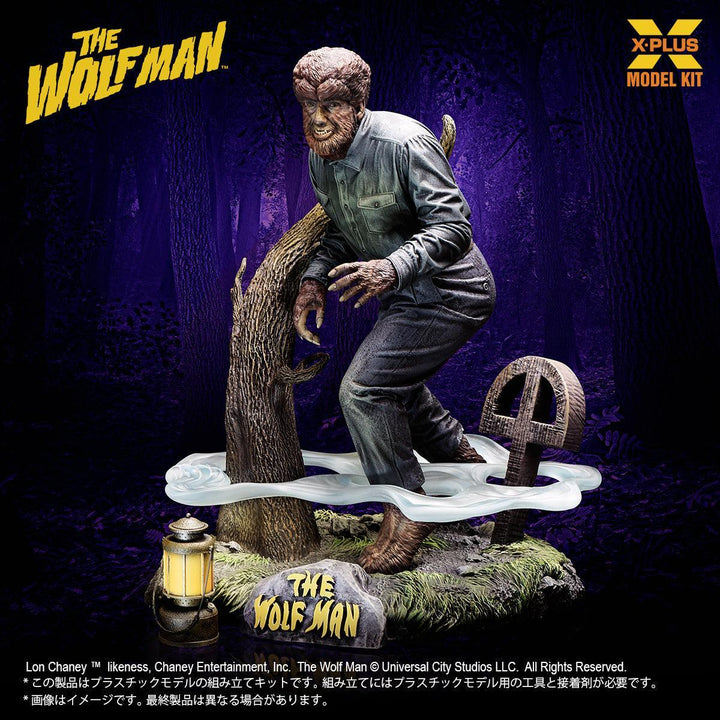 ロン・チェイニー・ジュニア as 狼男 プラスチックモデルキット 1/8スケール