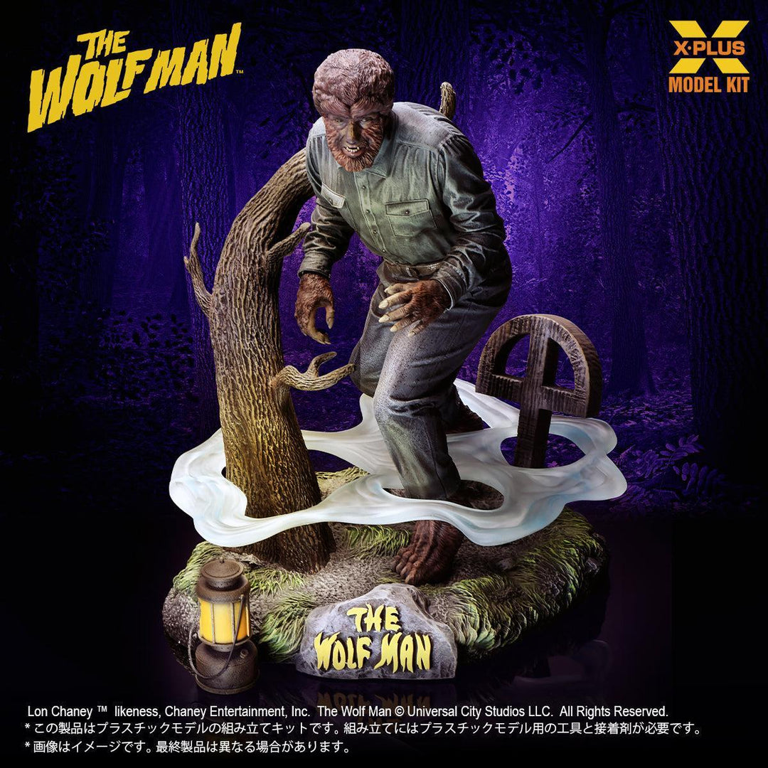 ロン・チェイニー・ジュニア as 狼男 プラスチックモデルキット 1/8スケール